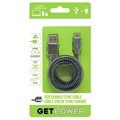 Getpower Charge and Sync Cable, USB 20 A, USBC, 3 ft L GP-USB-BRC